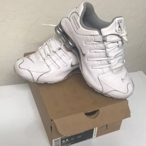 White Nike Shox